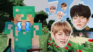 Playing Minecraft with BTS Part 2