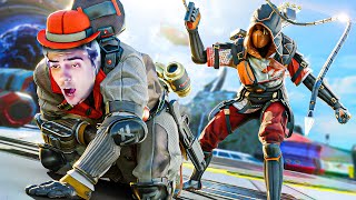 TWITCH STREAMERS REACT TO INSANE MOVEMENT IN APEX LEGENDS #4 (Funny Reactions)