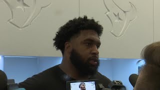 CW39 HOUSTON | Texans Tytus Howard after loss to Cleveland Browns