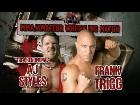 Story of AJ Styles vs Frank Trigg w/ Kurt Angle | No Surrender 2008