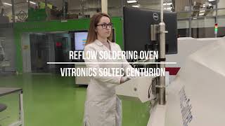 Smt Soldering In Ikt Electronics Reflow Oven Vitronics Soltec Centurion