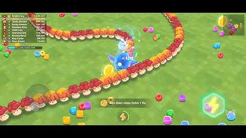 Snake.io - Sweet Crossing Snake io | Rắn Săn Mồi | Game Con Giun | Game Con Sâu |binhgaming| #1