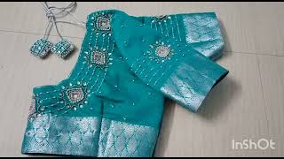 Simple Aari design❤️ #aariwork #aariembroidery #weddingplanner #weddingblouses #mehandi #aaribridal screenshot 4