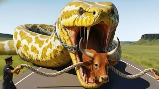Celebrity Emergency Team Rescue Saves Giant Exhausted Cow From Giant Python’s Deadly Bite 🐂🐍 Profile