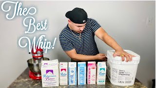 Reviewing different Whipped Cream Frostings