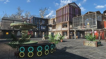 Fallout 4 - STARLIGHT DRIVE - Settlement build tour - NO MODS