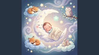 Little Star Lullaby Floating Through Endless Midnight Sky