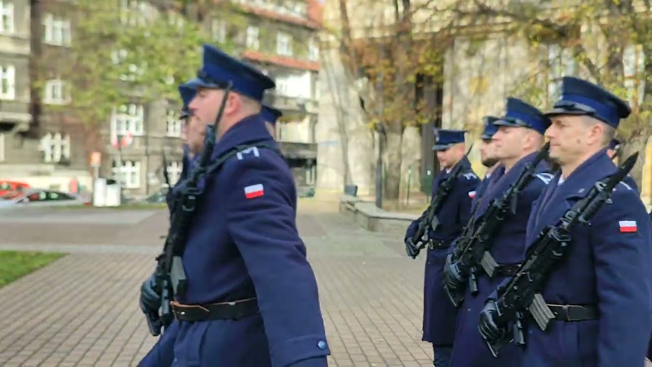 Odprowadzenie Kompanii Honorowych i pocztów Sztandarowych