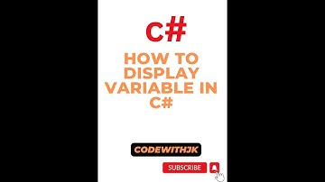 How to Display variables in CSharp C# Tutorials #variables #shorts