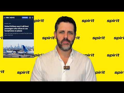 Spirit Airlines CEO Responds To New United Policy Requiring Headphones on Flights