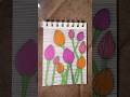 DIY Floral Zentangle Art #art #diy #zentangle #floral #viral #shorts