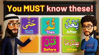 40 Practical Arabic Connecters &amp; Phrases for Daily Routine (MSA)