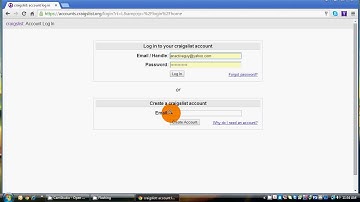 craigslist account setup