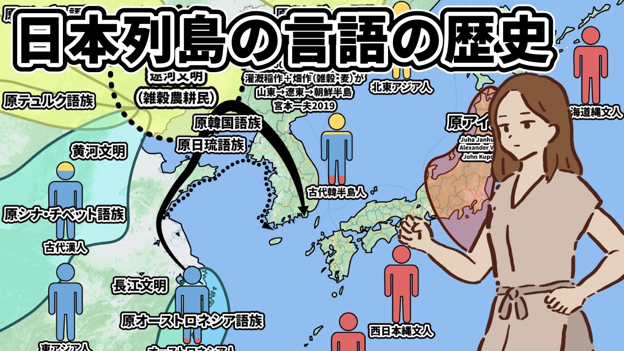日本語とアイヌ語の知られざる歴史！古墳時代に起きた「言語の大移動」とアイヌ語誕生の秘密【ゆっくり解説】