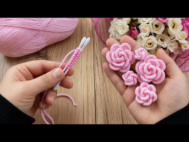 Wow 😍🌹 There's such a simple way to make roses using string🌹I