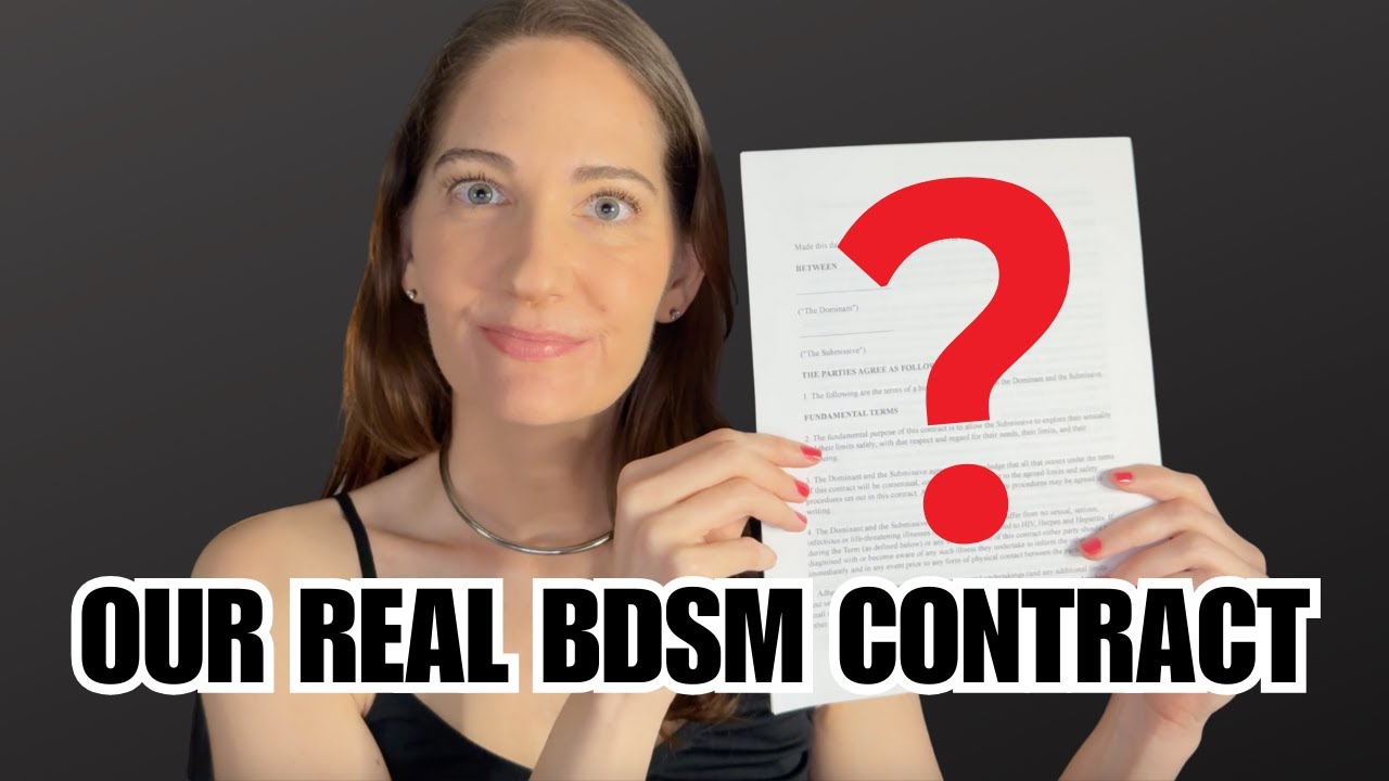 Inside Our BDSM Contract – What We Really Agreed To