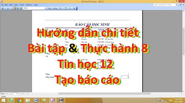 Hướng dẫn làm bài tập và thực hành 8 tin học 12