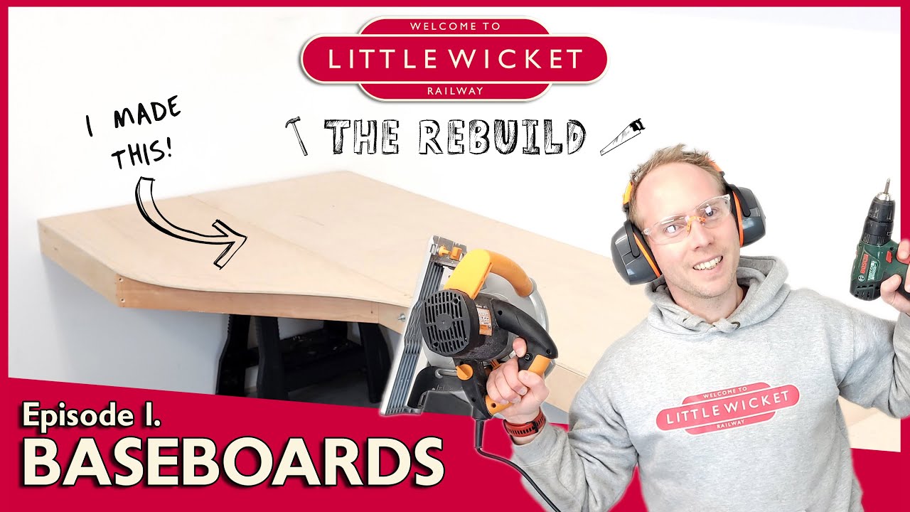 NEW Layout Build - Ep1. Baseboards 🔧🔨