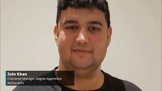 Zain Khan from McDonald’s | Apprentice Journey