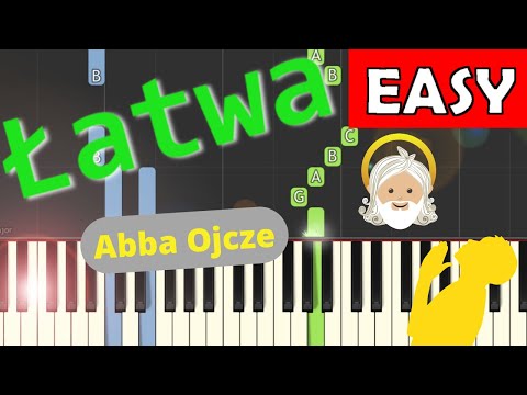🎹 Abba Ojcze - Piano Tutorial (łatwa wersja) 🎵 NUTY W OPISIE 🎼