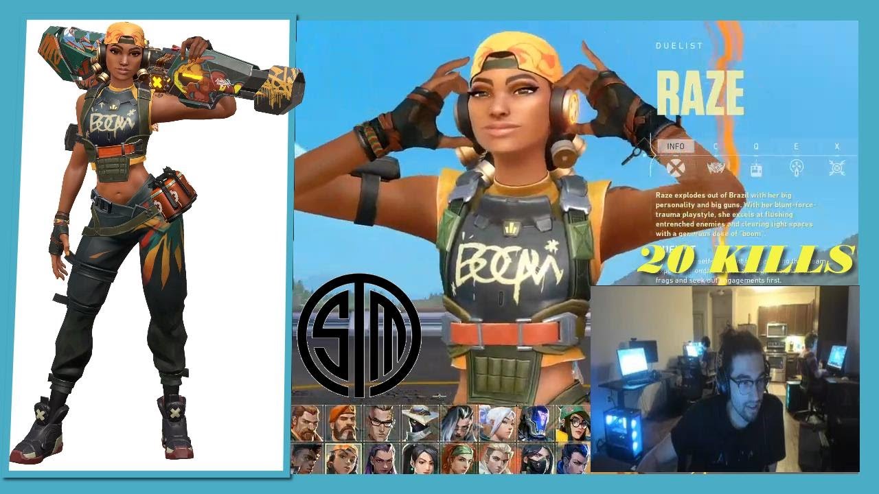 TSM FTX Corey RAZE GAMEPLAY 20 ELIMS | DAILY VALORANT MATCH | VALORANT RANKED GAMEPLAY 8.