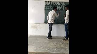 National Mathematics Day : Funny Act