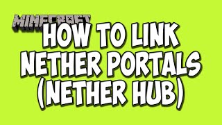 How To Link Nether Portals in Minecraft 1.8 (PC Xbox ONE & 360 PS3 & PS4) screenshot 2