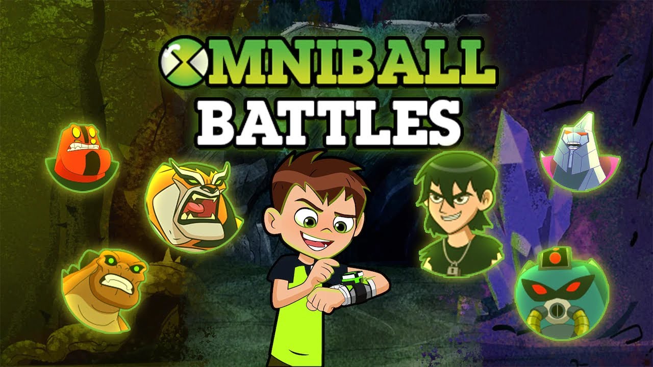 Ben 10 Omniball Battles Four Arms and Quad Smack are Forever Rivals