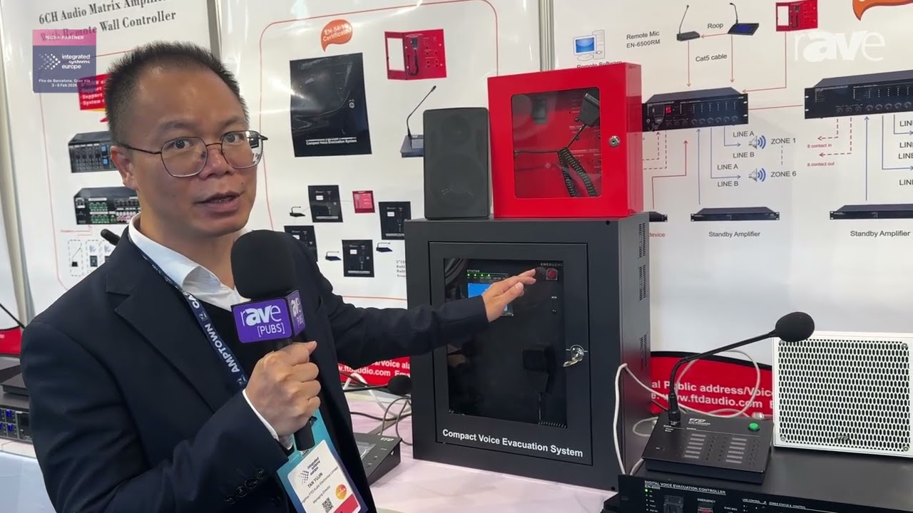 ISE 2026: FTD Audio Electronics Explains Wall Mount Voice Alarm System