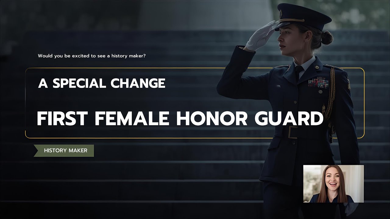First Person Run Guard A SPECIAL CHANGE: First Female Honor Guard at Arlington National ...