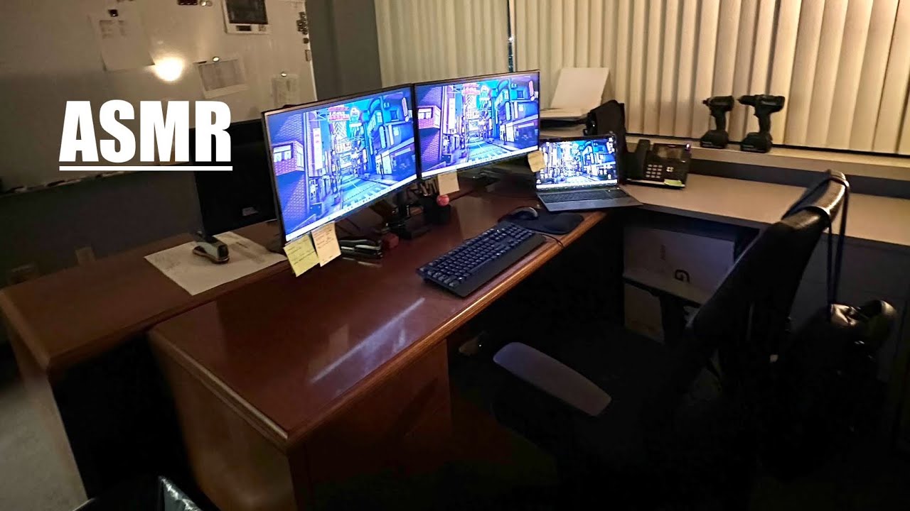 ASMR At Work Sleep Inducing Whispers (Office Trigger Sounds)