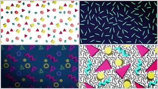 Memphis Seamless Patterns 3D | After Effects project | Videohive template