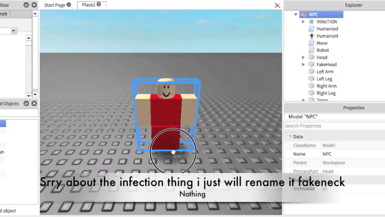 Tutorial Roblox How To Hide Npc Name Youtube - how to name your game in roblox studio