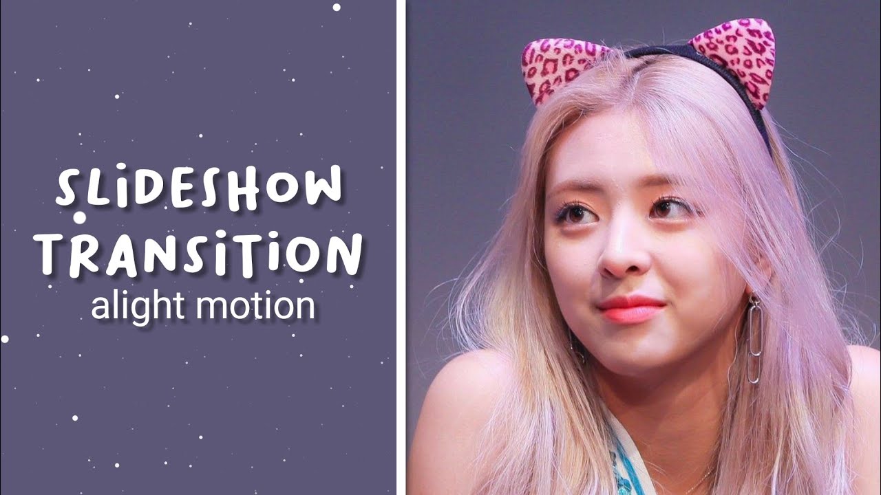 Smooth slideshow transition || alight motion