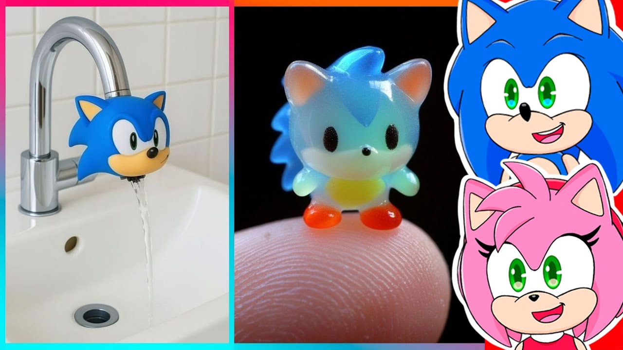 Соник и Эми смотрят «Удивительное искусство СОНИКА: ёжик, которое находится на другом уровне»