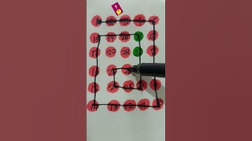 Draw the checkered path with numbers?#shorts#trending#video#art#ytshorts