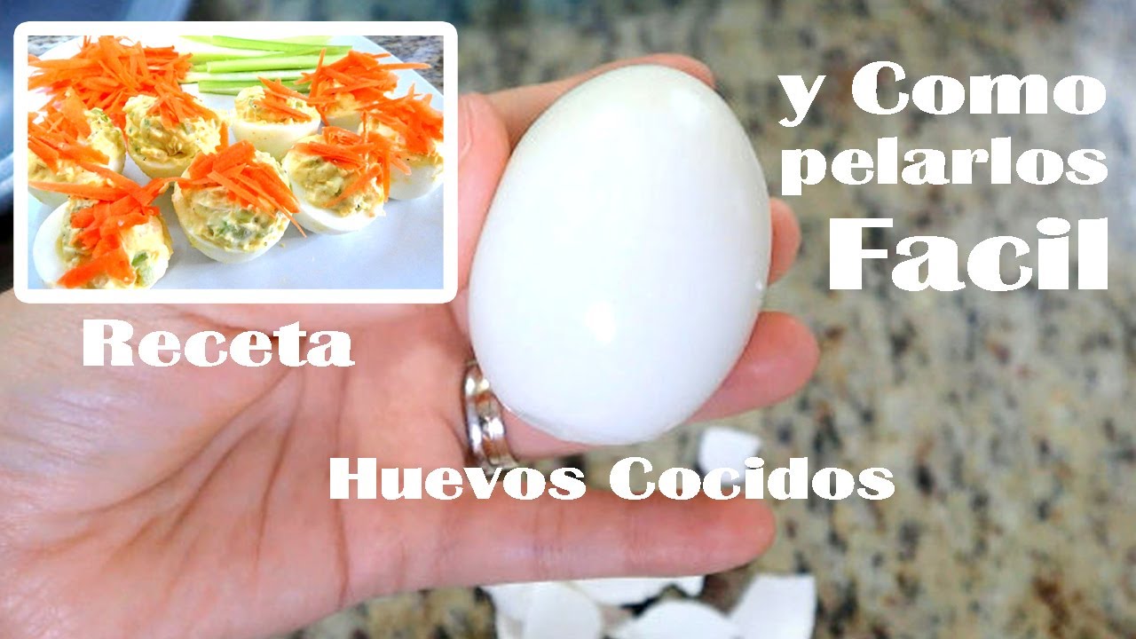 HUEVOS COCIDOS MUY RICOS PARA DESAYUNAR - HUEVOS DUROS HERVIDOS | #iriscocinablog