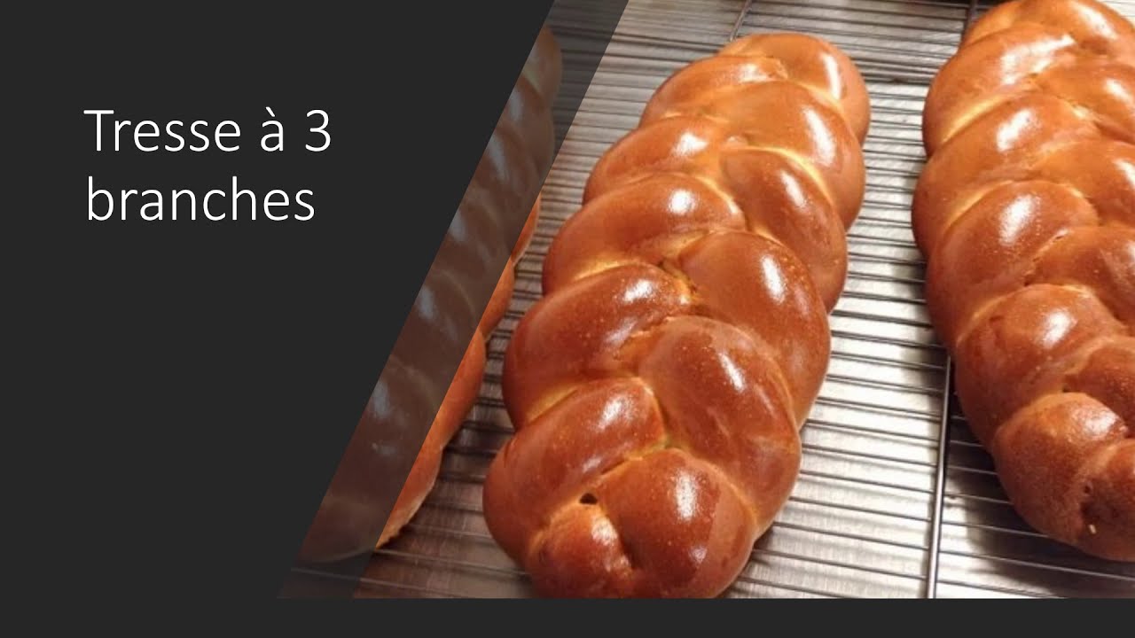 Tresse à 3 branches