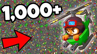 Do NOT Place 1,000 Heli-Pilots in BTD6 💀 @Alukian