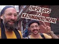 Two foreigners exploring kathmandu nepal and eat way too much in thamel and durban square