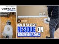 How to Fix Sticky Residue on Hardwood Floors in Summit NJ
