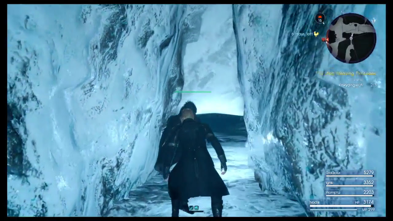 FINAL FANTASY XV - Missing monster Kakyangwuti glitch | Web-weaving princesses