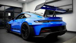 Inviting YOU to the Walk Around of this New Shark Blue 2024 Porsche 911 GT3 RS Weissach Package |