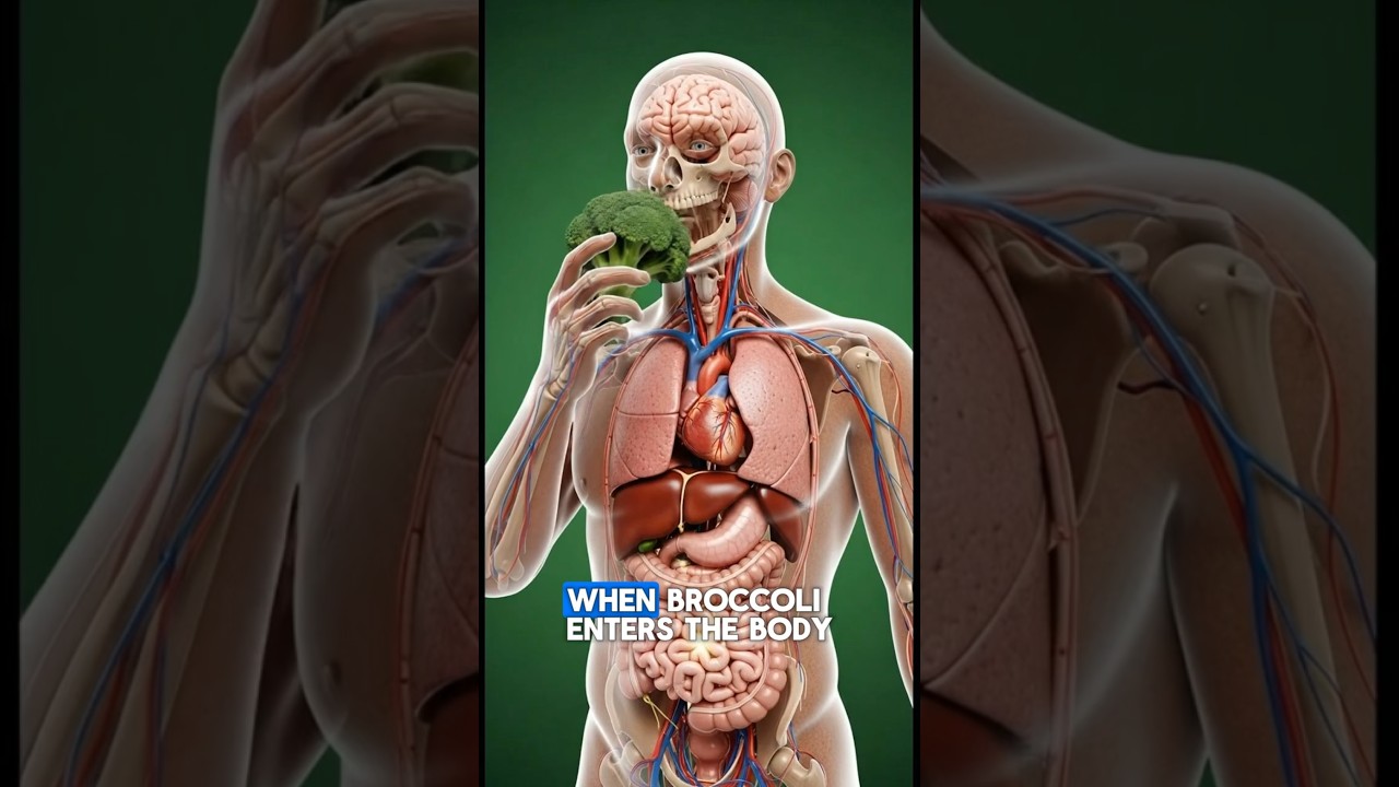 What Happens Inside Your Body After Eating Broccoli | Medical 3D Animation 