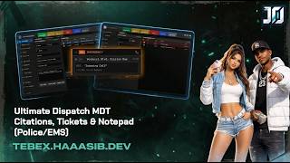 Dispatch MDT with Citations, Tickets & Notepad (Police/EMS) | Fivem Scripts