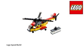 Lego Creator 31029 Cargo Helicopter Speed Build