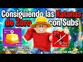 ARMANDO LA TRIPLE KATANA PT 3 Y REGALANDO FRUTA BUDA!⚔️|BLOX FRUITS Dia 2 Jugando con subs