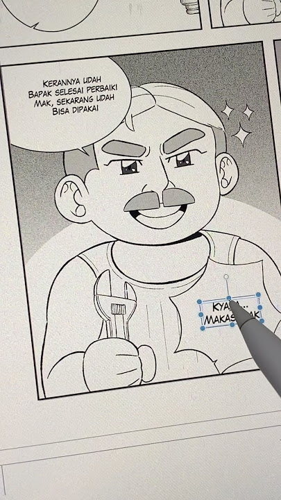 Proses membuatan komik di satu panel #emakemak #art #komikus #drawing #comicartist #comic