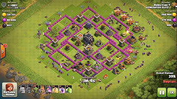 Best Th9 Attack Strategy For Loot - Th9 Attack Strategy No Dark Elixir
