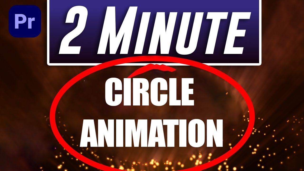Circle Outline Animation Tutorial | QUICK AND EASY | adobe premiere pro ...